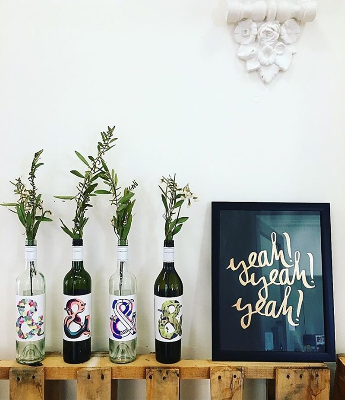 Ampersand Design for Hither & Yon Winery by Amanda Michele Art