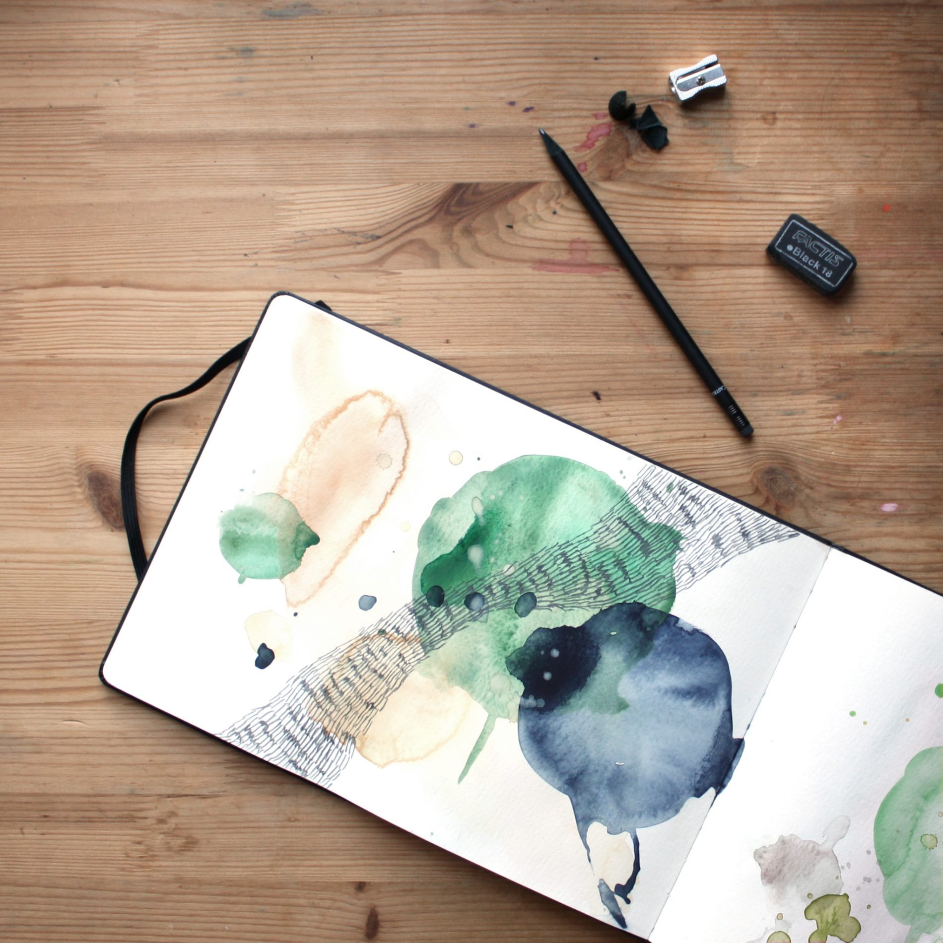 June / July Sketchbook by Amanda Michele