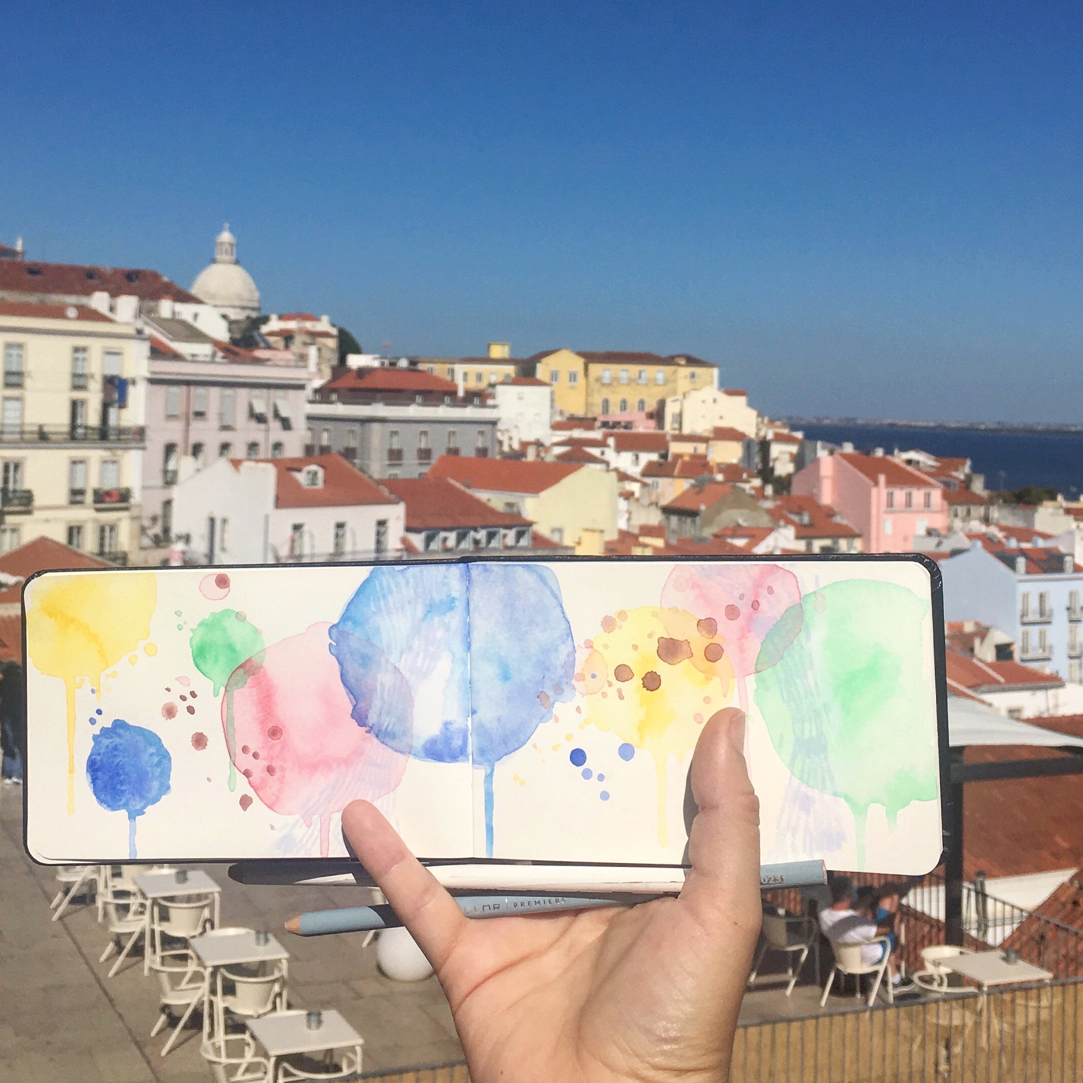 Amanda Michele's Travel Sketchbooks: Lisbon, Portugal