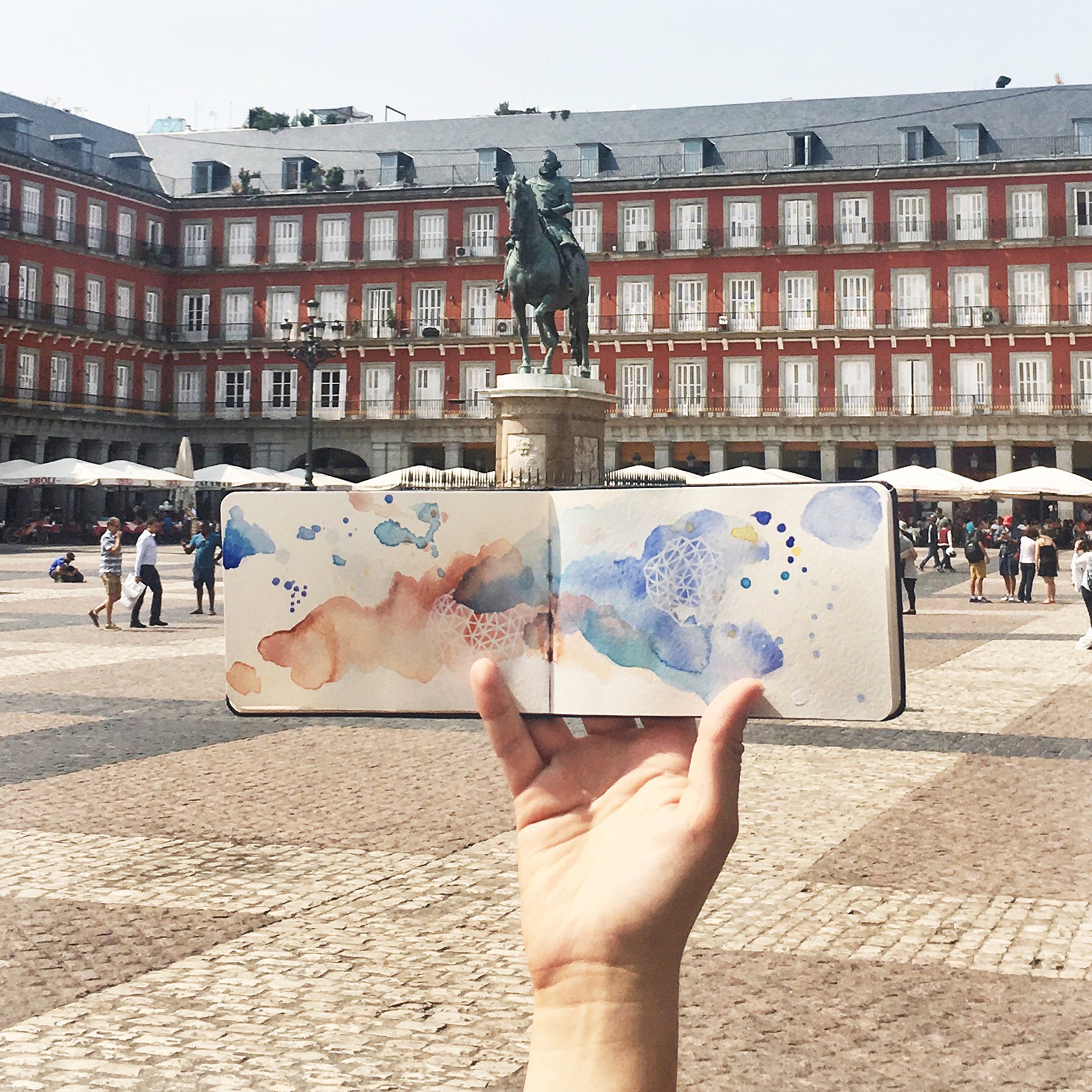 Amanda Michele's Travel Sketchbooks: Madrid, Spain