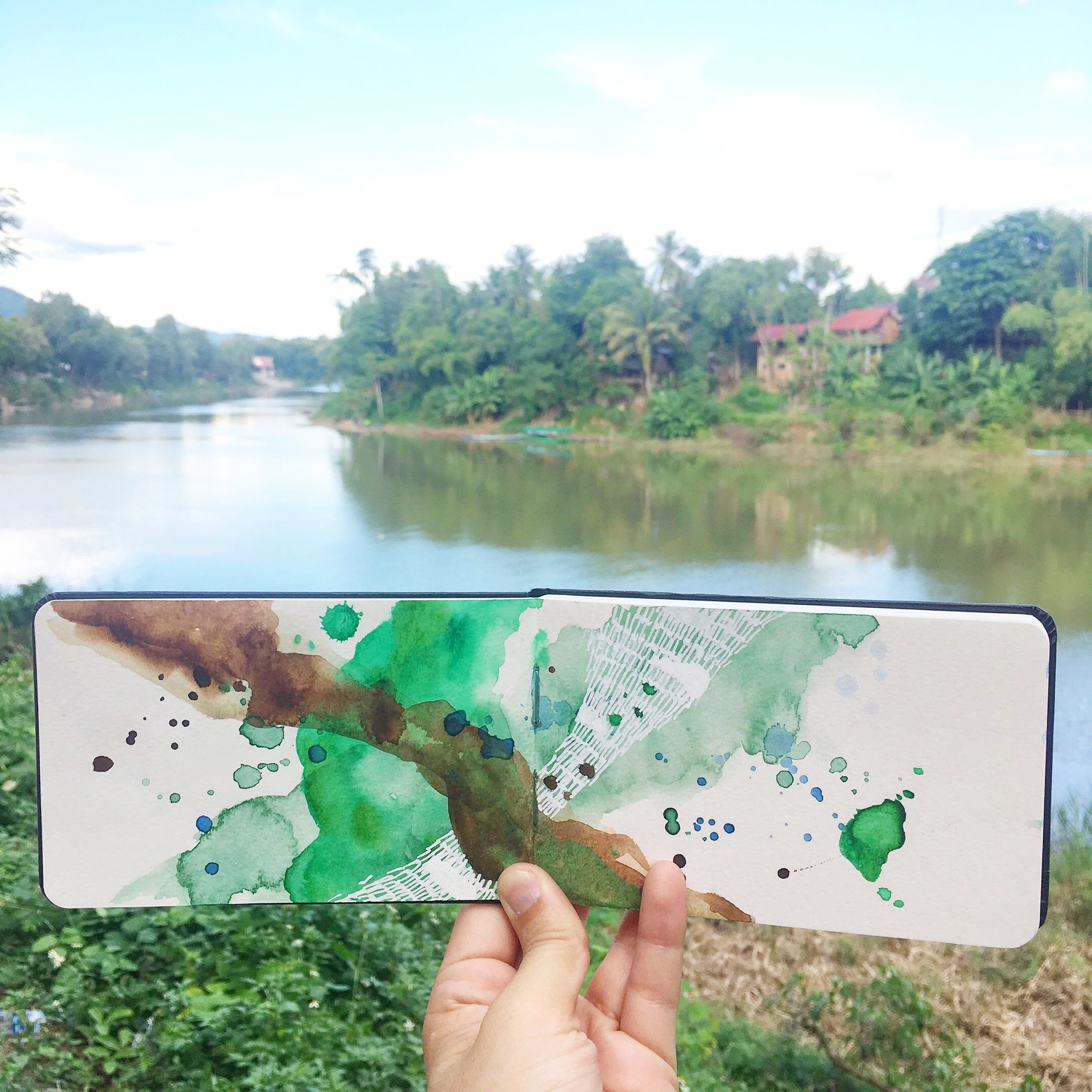 Amanda Michele's Travel Sketchbooks: Luang Prabang, Laos