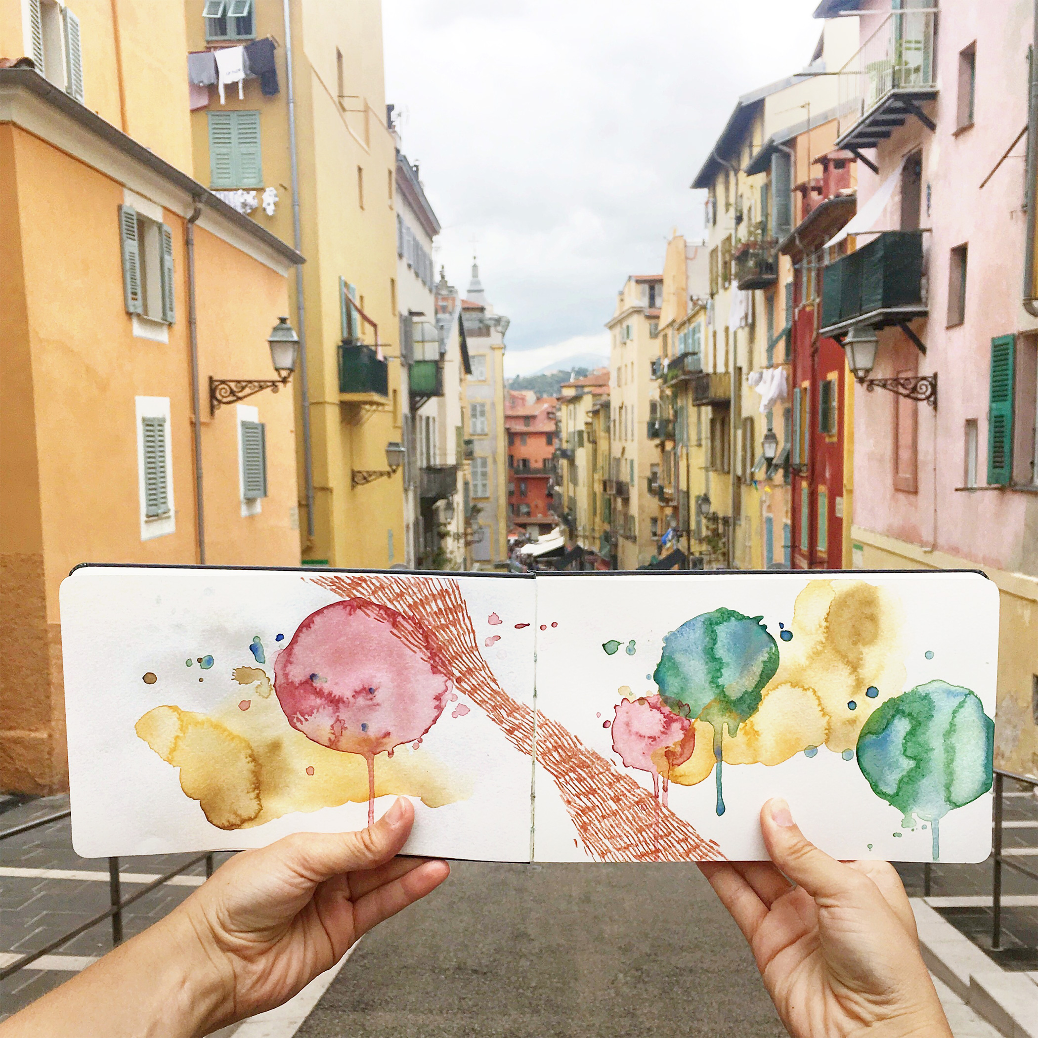 Amanda Michele's Travel Sketchbooks: Nice, France